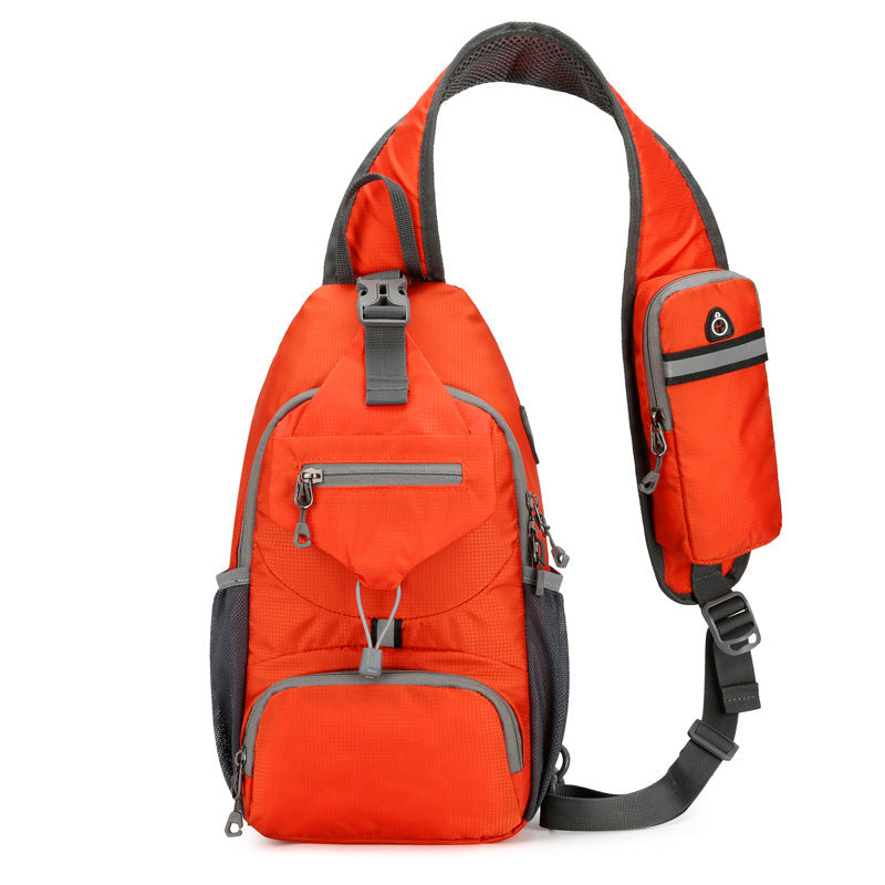 🎒 LIMITED-TIME 50% OFF! ✨ Men's Outdoor Sling Bag – Multi-Pocket, Water-Resistant, Breathable Back 🌦️