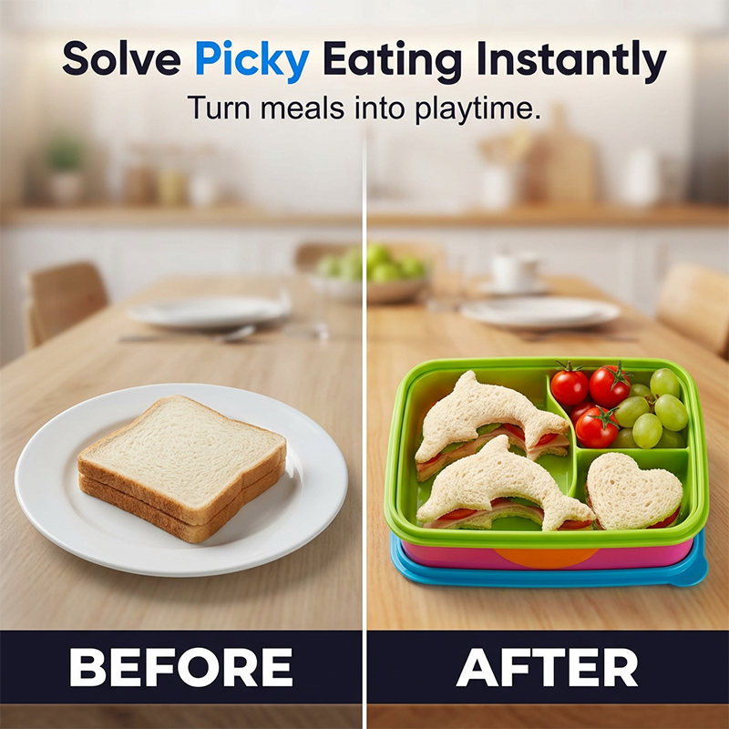 Easy-to-Use Toast and Sandwich Mold