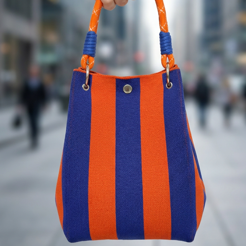 ⏳Limited-time 50% off⏰Striped Knit Bucket Handbag👜