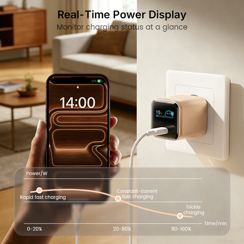 ⏳Limited-time 50% off⏰45W Fast Charger with Digital Display📱🔋