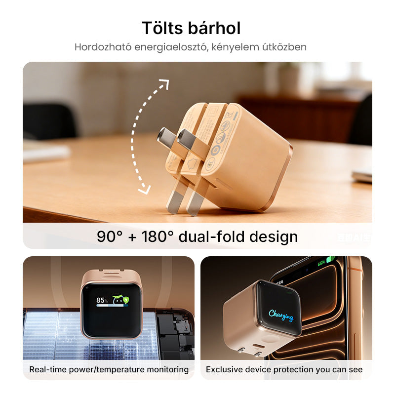 ⏳Limited-time 50% off⏰45W Fast Charger with Digital Display📱🔋
