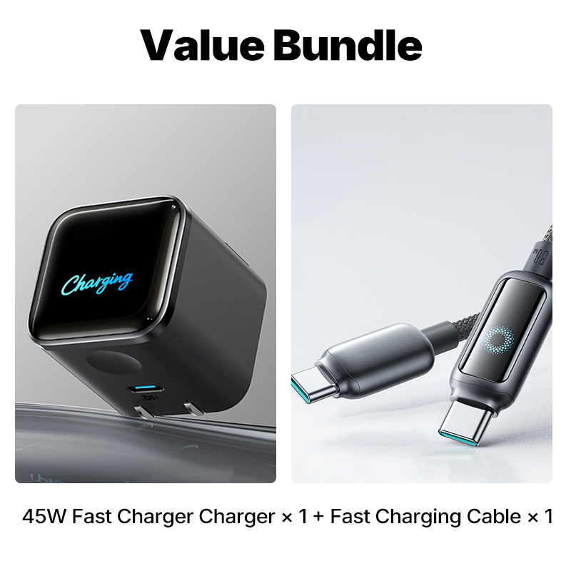 ⏳Limited-time 50% off⏰45W Fast Charger with Digital Display📱🔋