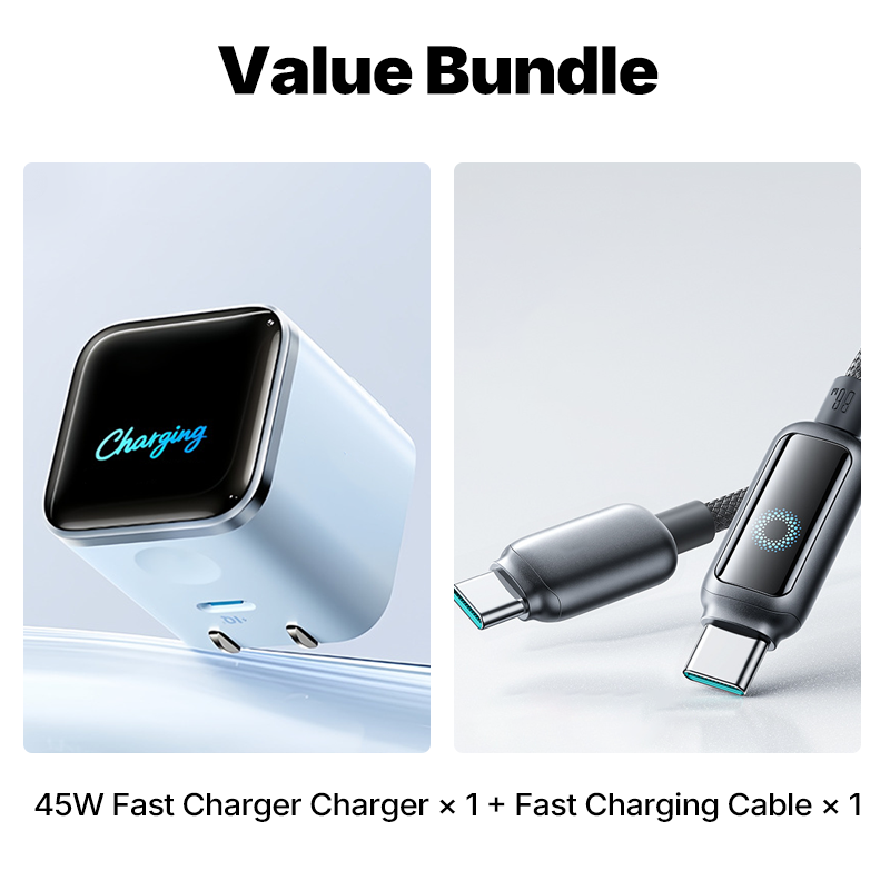⏳Limited-time 50% off⏰45W Fast Charger with Digital Display📱🔋