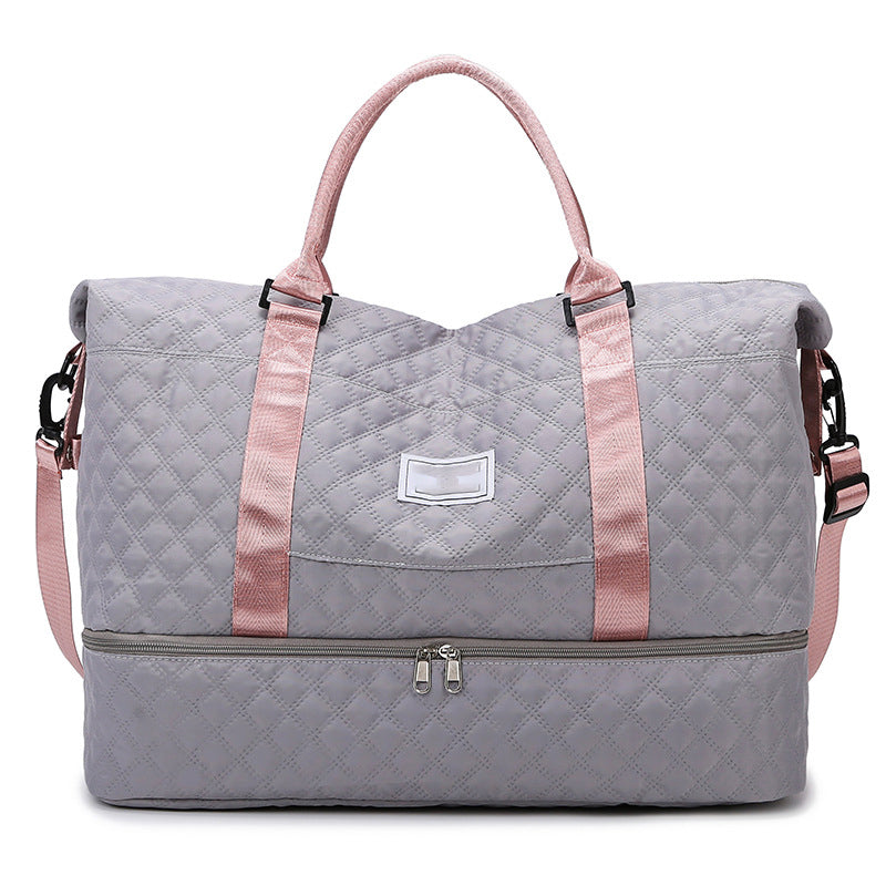 Large Capacity Travel Bag Set with Wet and Dry Separation