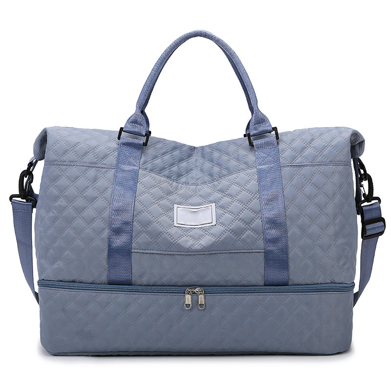 Large Capacity Travel Bag Set with Wet and Dry Separation