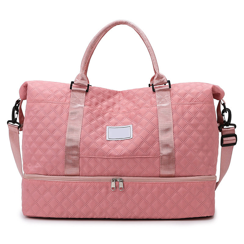 Large Capacity Travel Bag Set with Wet and Dry Separation