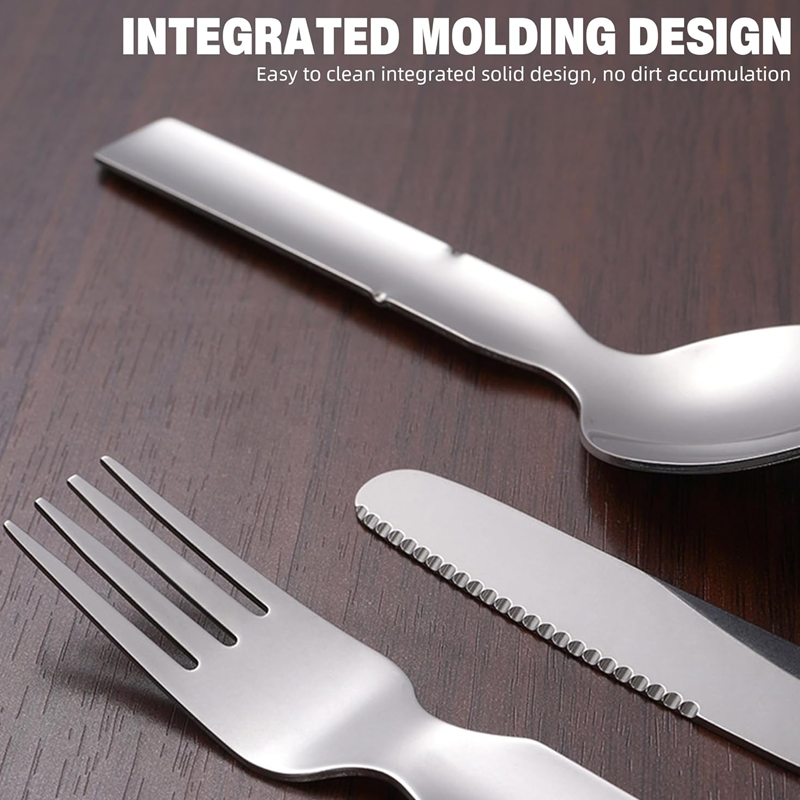 🎁2026 New Arrivals 50% OFF💥4-in-1 Stainless Steel Portable Cutlery Set