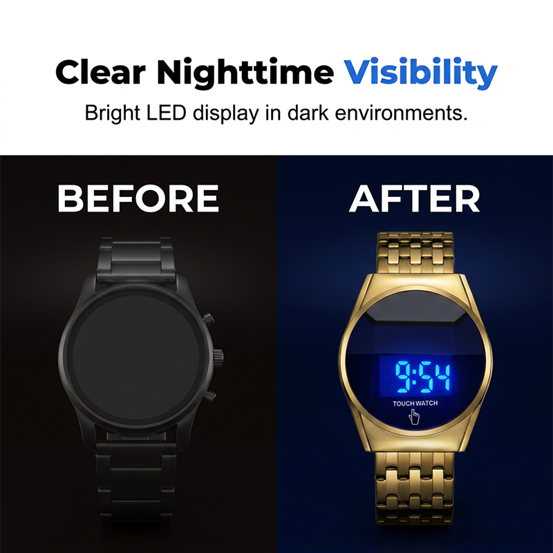 🔥2026 New Arrival ＆ Hot Sale ＆ 50％ Off🔥Men's Modern LED Touch Screen Digital Watch⌚