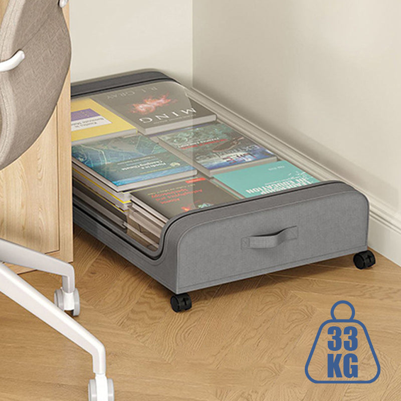 Large Capacity Under Bed Storage with Wheels & Lid