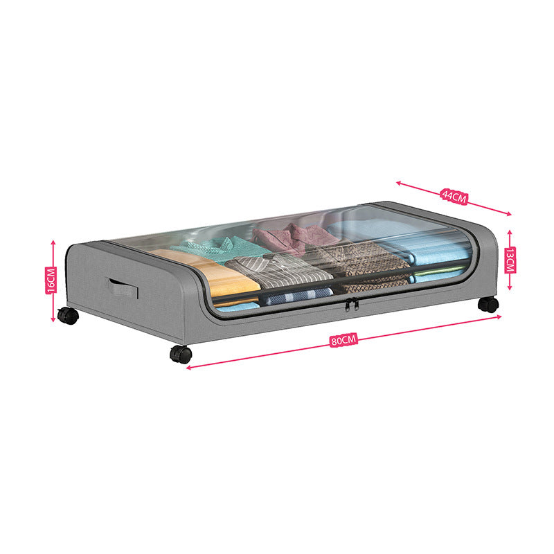 Large Capacity Under Bed Storage with Wheels & Lid