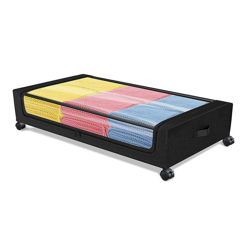Large Capacity Under Bed Storage with Wheels & Lid