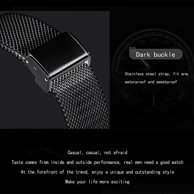 ⌚ 50% OFF NOW! 💧 Men's Minimalist Waterproof Quartz Watch – Clean dial, durable build & perfect for daily or office wear ✨