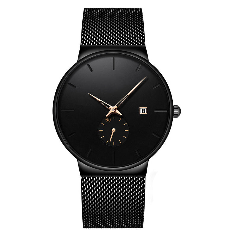 ⌚ 50% OFF NOW! 💧 Men's Minimalist Waterproof Quartz Watch – Clean dial, durable build & perfect for daily or office wear ✨