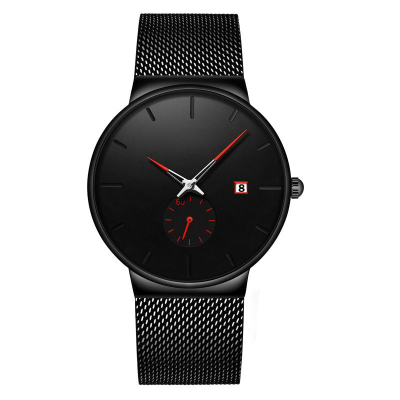 ⌚ 50% OFF NOW! 💧 Men's Minimalist Waterproof Quartz Watch – Clean dial, durable build & perfect for daily or office wear ✨