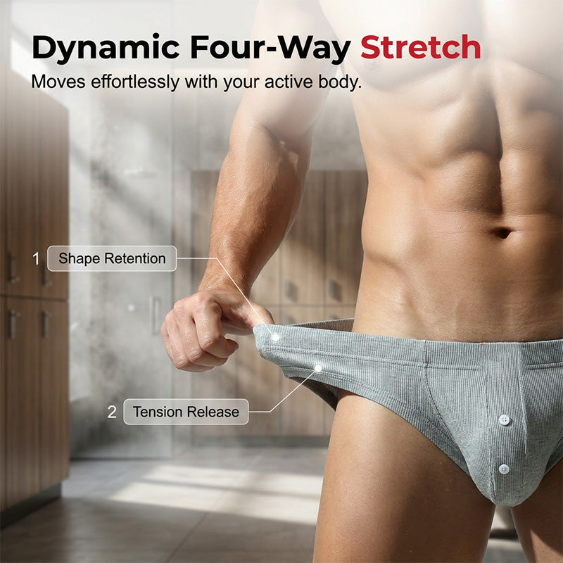 Breathable Athletic Support Underwear for Men