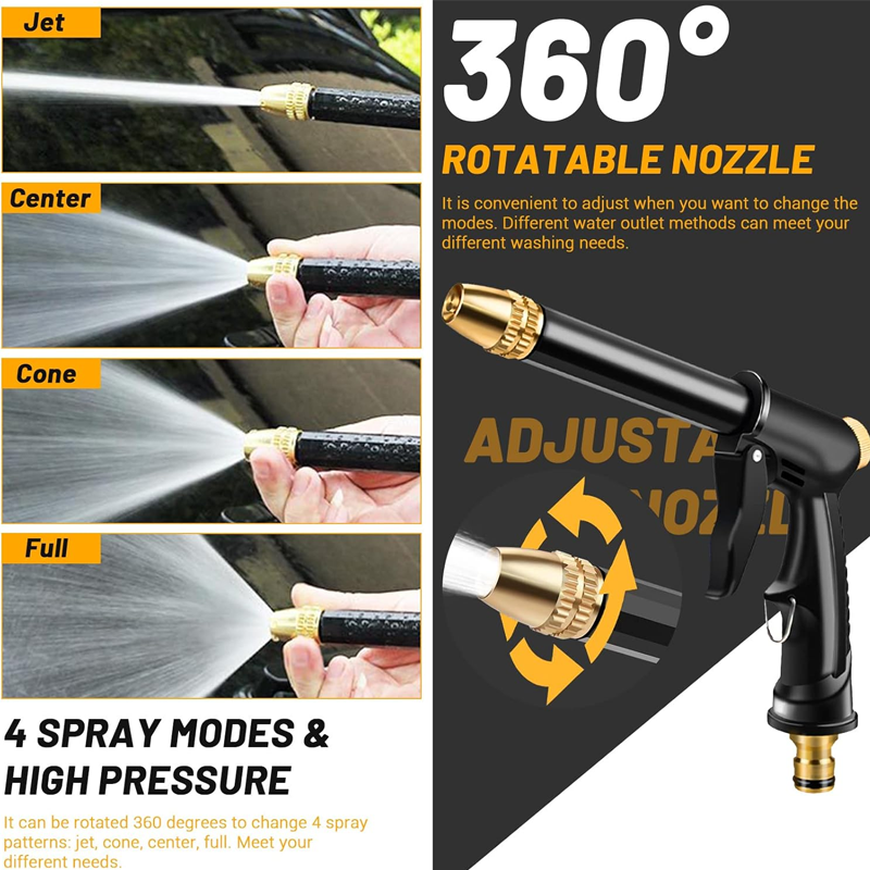 📢📢40% OFF !! ⏰High-Pressure Car Wash Water Gun Kit