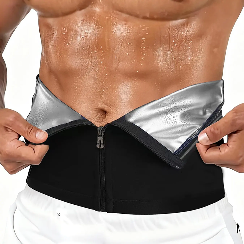 📢📢40% OFF !! ⏰Waist Trainer Trimmer Sweat Belt for Men