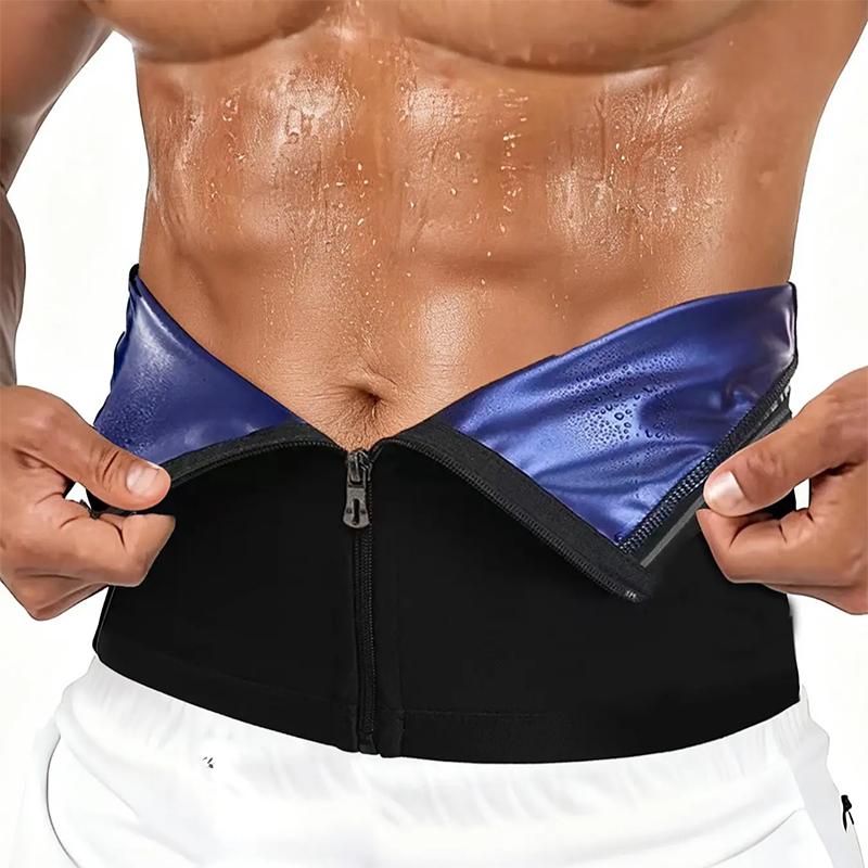 📢📢40% OFF !! ⏰Waist Trainer Trimmer Sweat Belt for Men