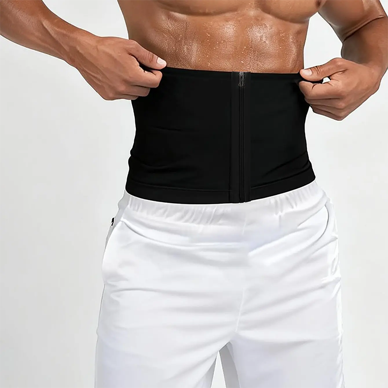 📢📢40% OFF !! ⏰Waist Trainer Trimmer Sweat Belt for Men