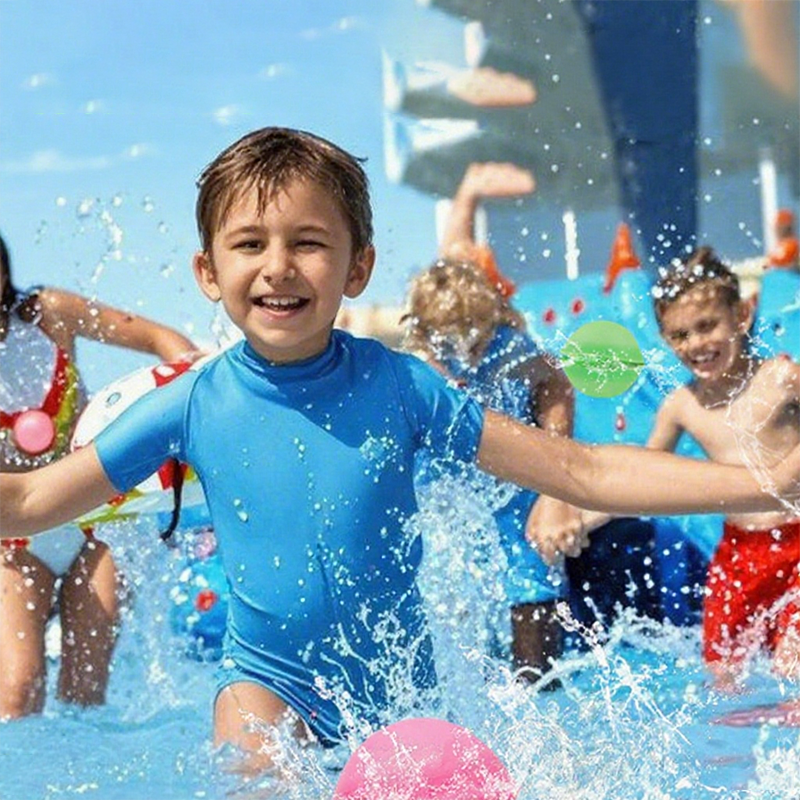 🎈 50% OFF NOW! 💧 12 PCS Non-Magnetic Silicone Water Balloon Toy – Reusable, leak-proof & eco-friendly – perfect for pool fights, beach fun or summer parties 💦
