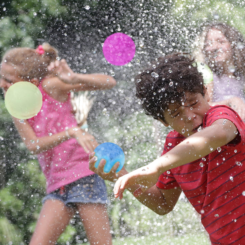 🎈 50% OFF NOW! 💧 12 PCS Non-Magnetic Silicone Water Balloon Toy – Reusable, leak-proof & eco-friendly – perfect for pool fights, beach fun or summer parties 💦