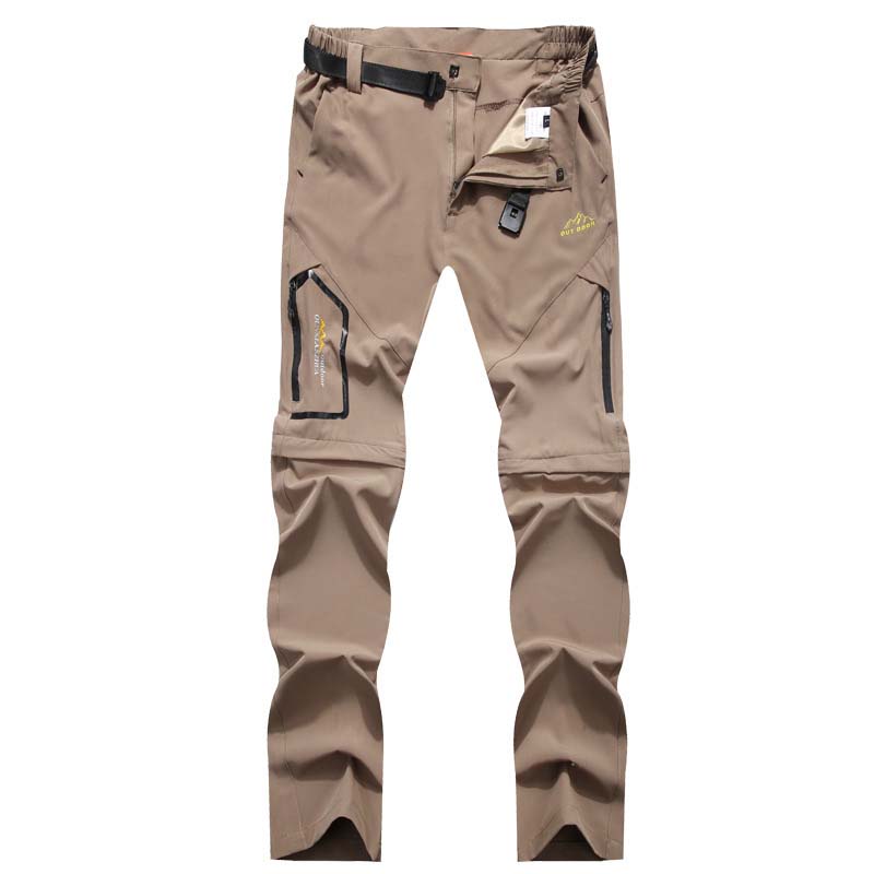 Men's 2-in-1 Convertible Hiking Pants with Belt