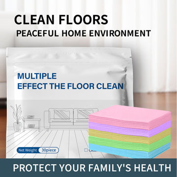 📢📢50% OFF !! ⏰30-Pieces Multi-Effect Floor Cleaning Sheets