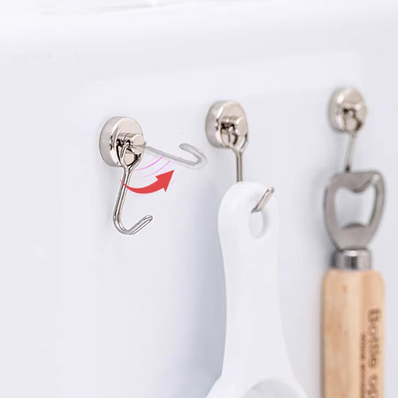 📢📢30% OFF !! ⏰Punch-Free Strong 360° Swing Magnetic Hanging Hooks