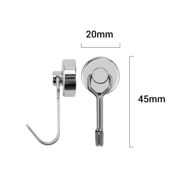 📢📢30% OFF !! ⏰Punch-Free Strong 360° Swing Magnetic Hanging Hooks