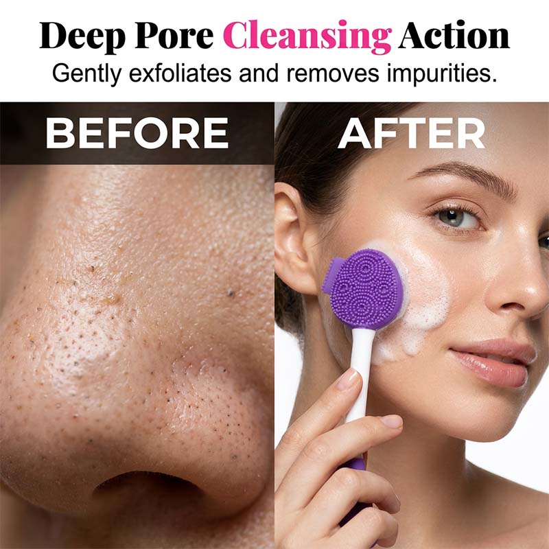 📢📢30% OFF !! ⏰Dual-Ended Silicone Face Mask Applicator Brush