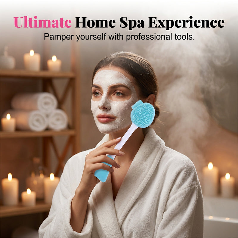 📢📢30% OFF !! ⏰Dual-Ended Silicone Face Mask Applicator Brush