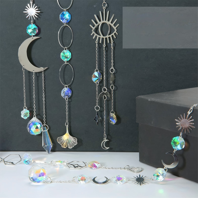 🌈 50% OFF NOW! 🎉 Decorative Suncatcher Hanging Set – Shatterproof, colorful reflections & perfect for windows, gardens or patios – easy to hang ✨