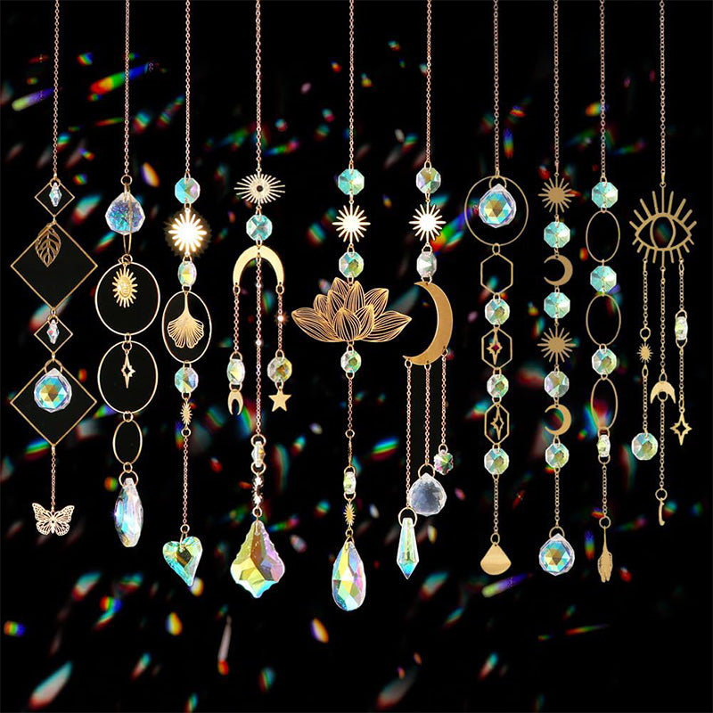 🌈 50% OFF NOW! 🎉 Decorative Suncatcher Hanging Set – Shatterproof, colorful reflections & perfect for windows, gardens or patios – easy to hang ✨