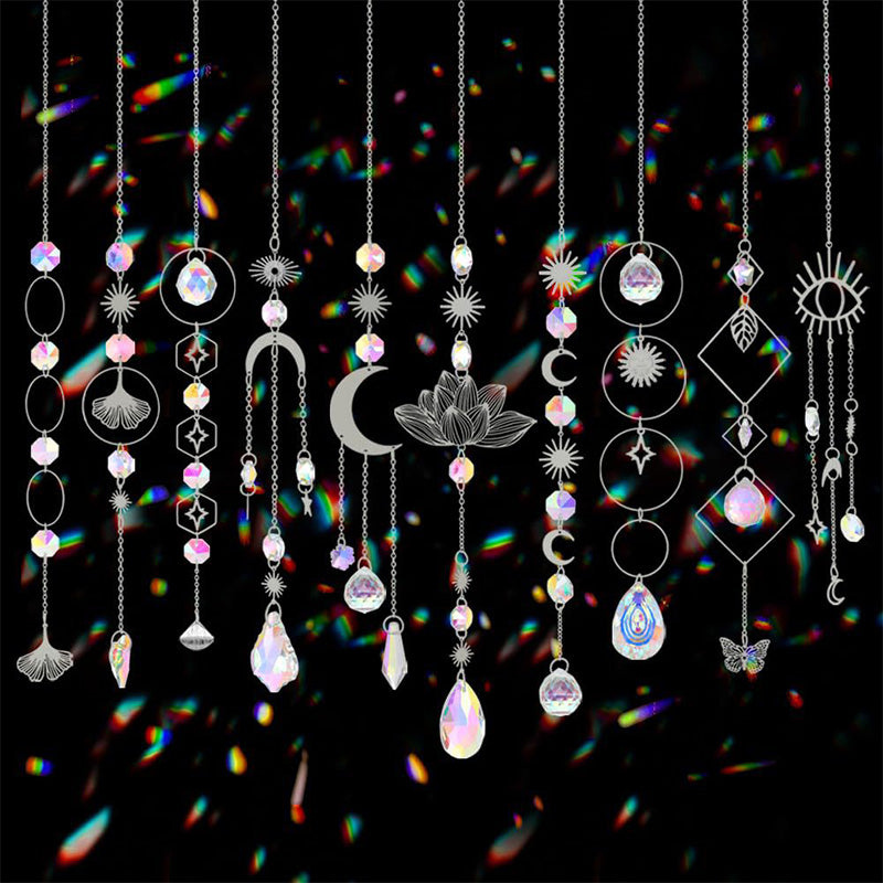 🌈 50% OFF NOW! 🎉 Decorative Suncatcher Hanging Set – Shatterproof, colorful reflections & perfect for windows, gardens or patios – easy to hang ✨
