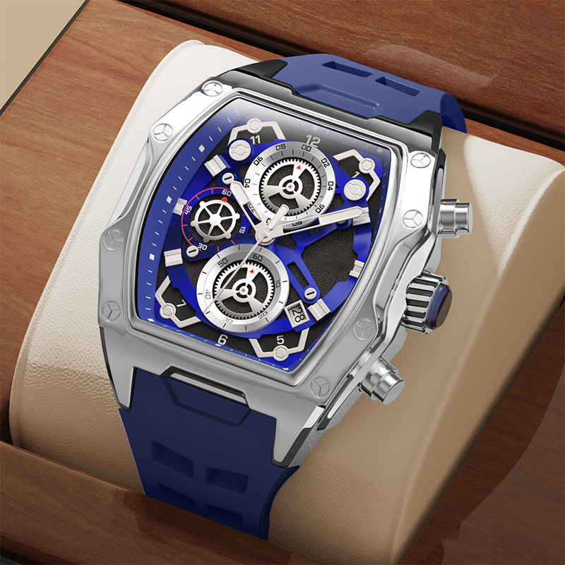 ⌚ LIMITED-TIME 40% OFF! ✨ Men's Tonneau Quartz Watch – Retro, Premium, Minimalist ✨