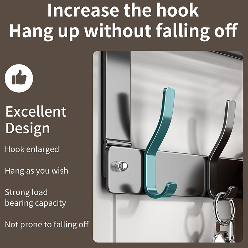 🔥While Supplies Last 50% OFF!🎉 Over The Door Hooks with Storage Basket