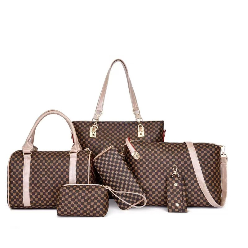 📢📢50% OFF !! ⏰ Stylish 6-in-1 Mother & Baby Bag Set – Printed, Versatile Shoulder, Crossbody & Handbag for Everyday Use 🌿
