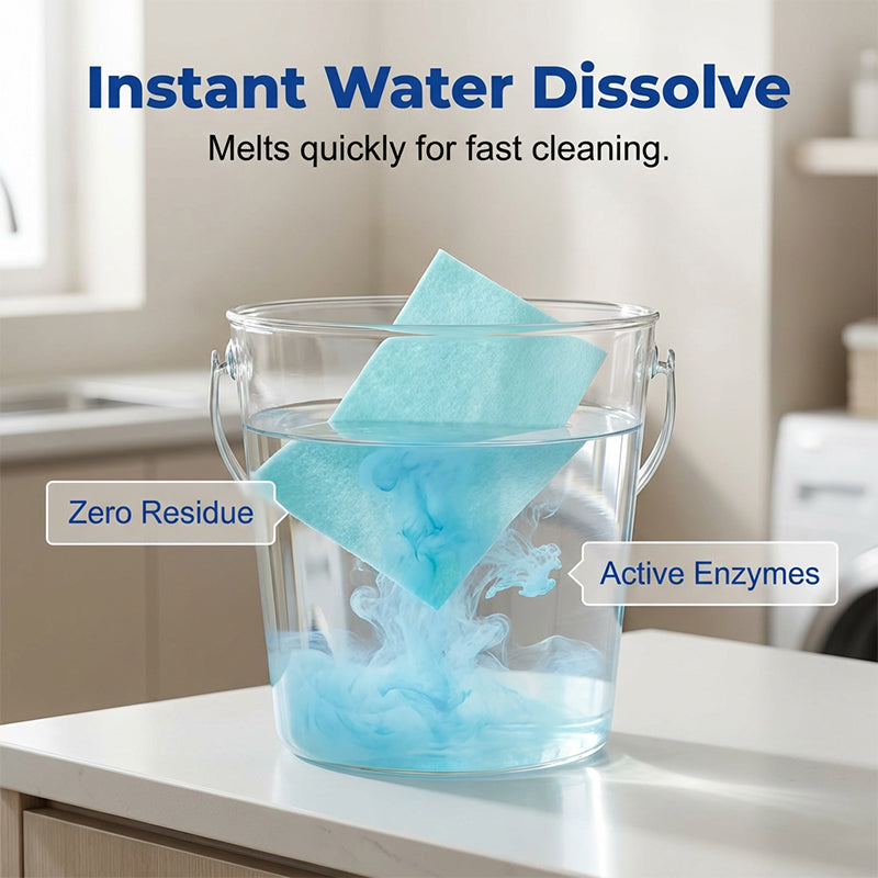 📢📢55% OFF !! ⏰Water-Soluble Floor Cleaning Sheets