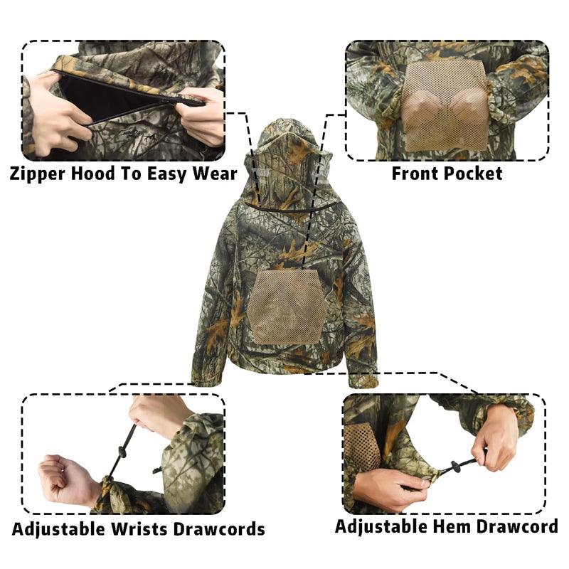 📢📢30% OFF !! ⏰Lightweight Mosquito Suit with Hood