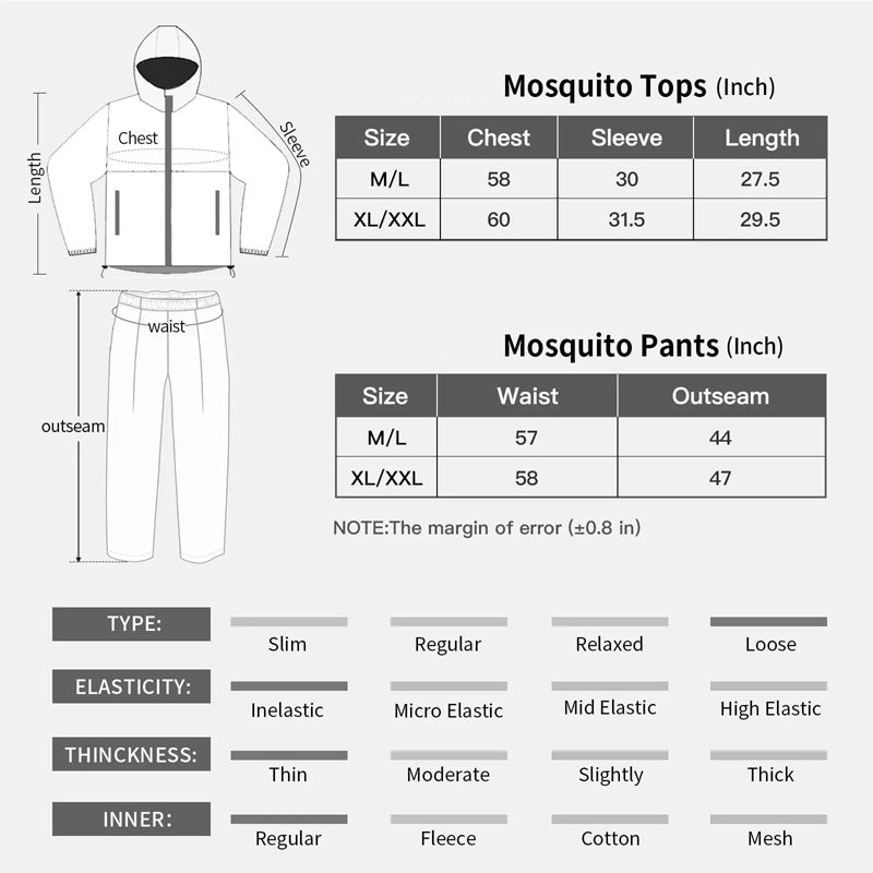 📢📢30% OFF !! ⏰Lightweight Mosquito Suit with Hood