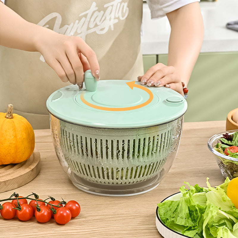 📢📢40% OFF !! ⏰9-in-1 Multifunctional Large Capacity Salad Spinner & Slicer