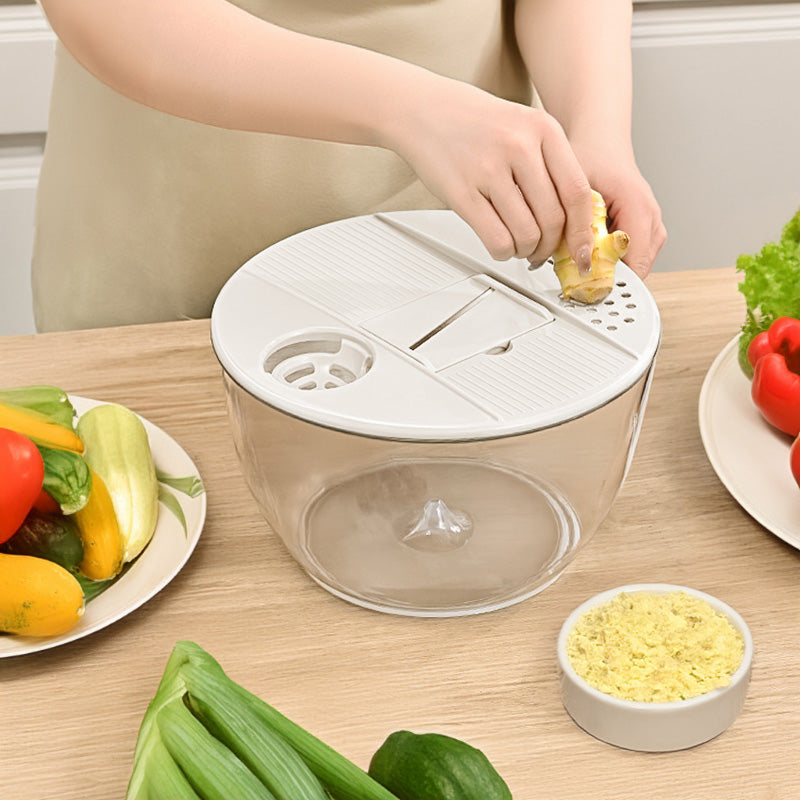 📢📢40% OFF !! ⏰9-in-1 Multifunctional Large Capacity Salad Spinner & Slicer