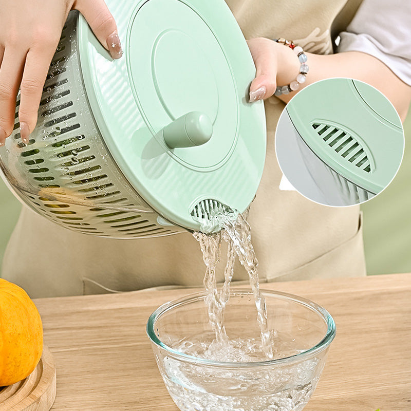 📢📢40% OFF !! ⏰9-in-1 Multifunctional Large Capacity Salad Spinner & Slicer