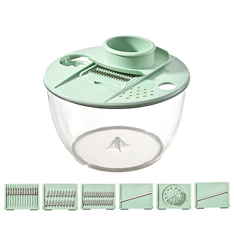 📢📢40% OFF !! ⏰9-in-1 Multifunctional Large Capacity Salad Spinner & Slicer