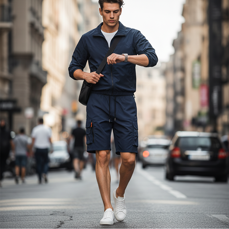 Men's Quick-Dry Cargo Shorts with Pockets