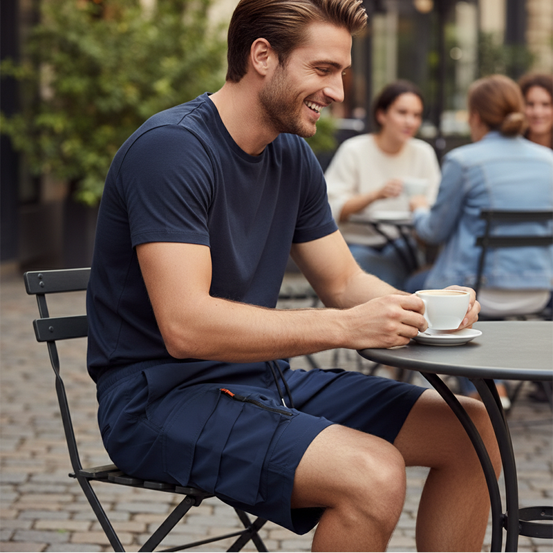 Men's Quick-Dry Cargo Shorts with Pockets