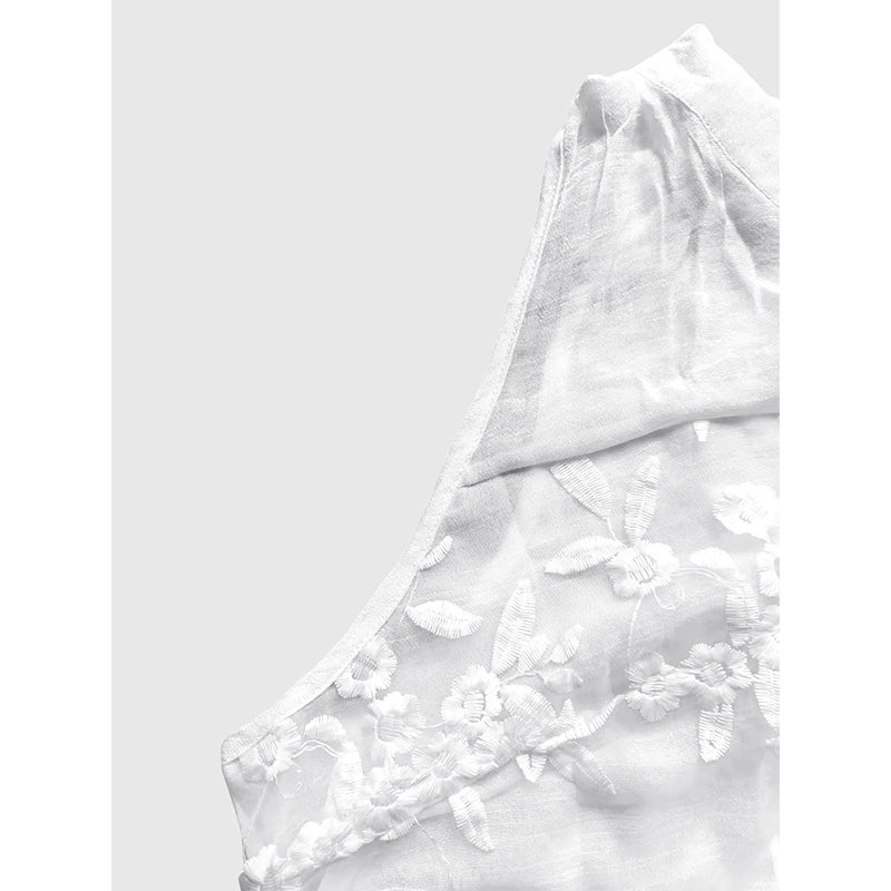 📢📢40% OFF⏰Women’s Chic Floral Lace Sleeveless Shirt
