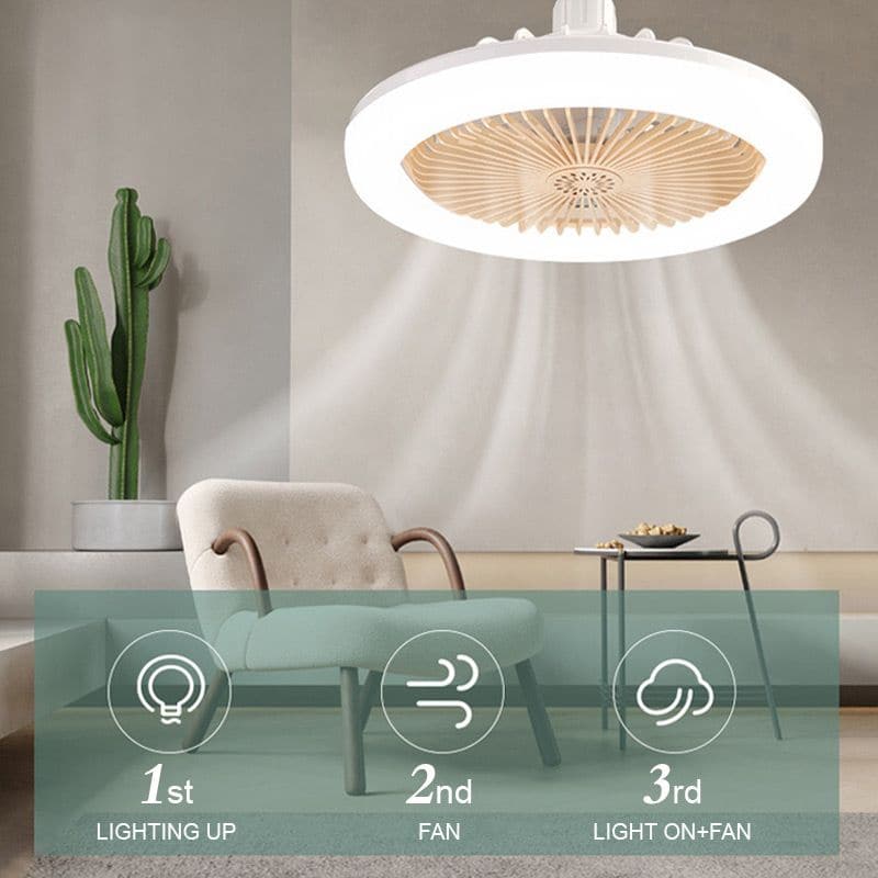 💡 LIMITED-TIME 40% OFF! ✨ LED Ceiling Fan with Remote – Quiet, 3 Lights, Energy Saving 🌀