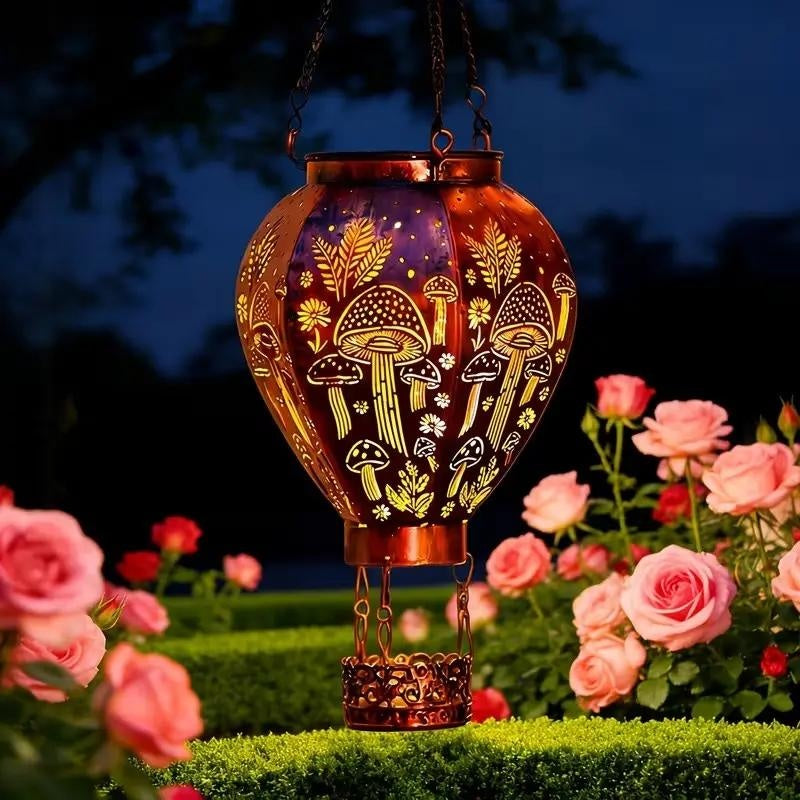 📢📢49% OFF !! ⏰Solar-Powered Hot Air Balloon Lantern
