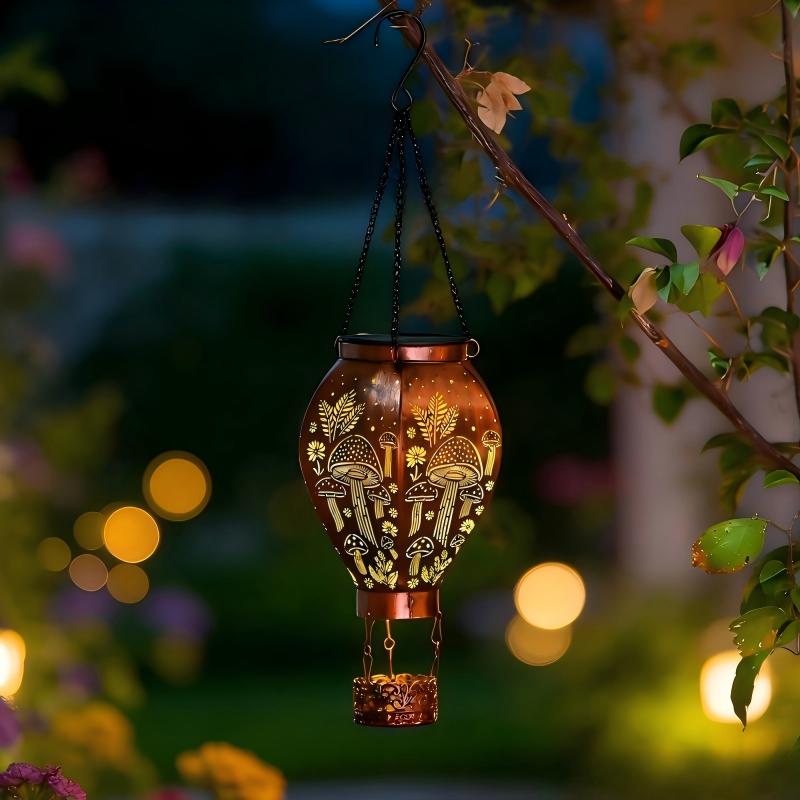 📢📢49% OFF !! ⏰Solar-Powered Hot Air Balloon Lantern